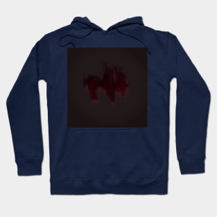 "Subtle Intricacies - A Mesmerizing and Dark Display of Abstract Forms" Dark Abstract Contemporary Hoodie